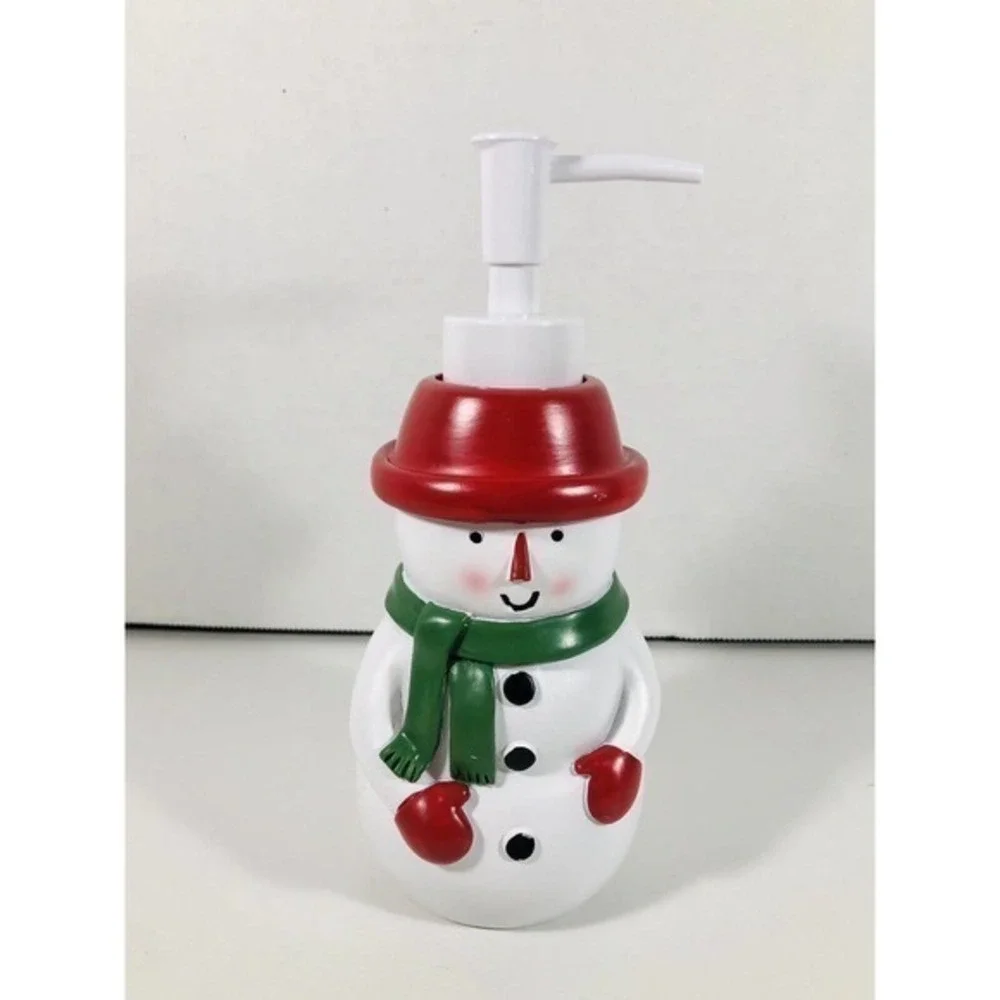 🎄Wondershop Snowman Soap Pump Dispenser For Kitchen Or Bathroom CHRISTMAS